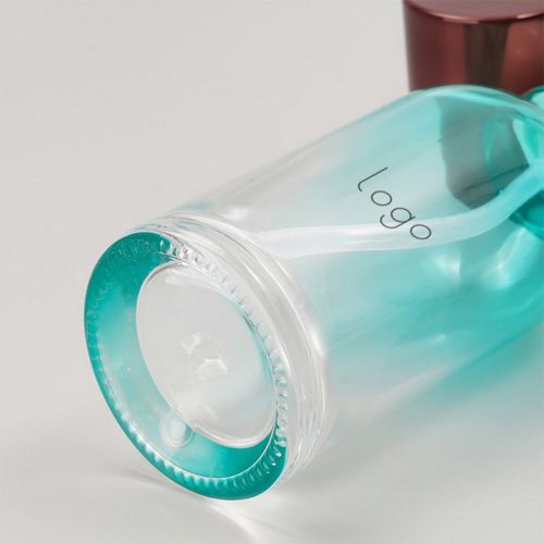 Botella Ovalada, de Hombros Curvos Glass-LK