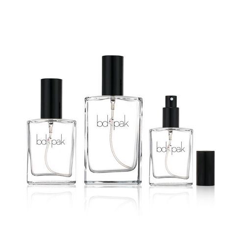 Botellas para Perfume, Transparentes Rectangulares