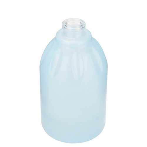 Botella para Perfume, Ovalada en Color Azul