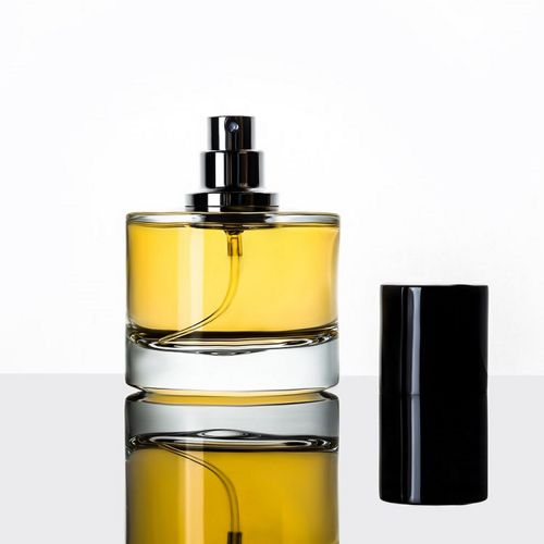 Frasco redondo transparente para perfume  